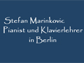 Ucitelj klavira i pijanista Stefan Marinkovic
